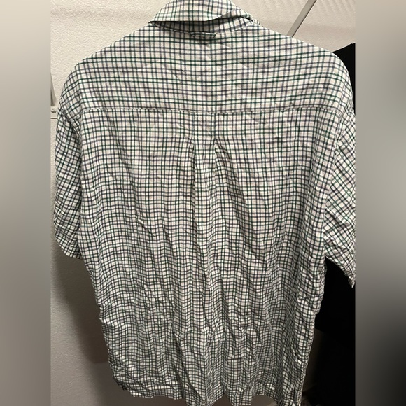 TIMBERLAND Weathergear Green Button Down Flannel 80% Cotton - Picture 2 of 2